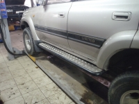 Пороги силовые Land Cruiser 80